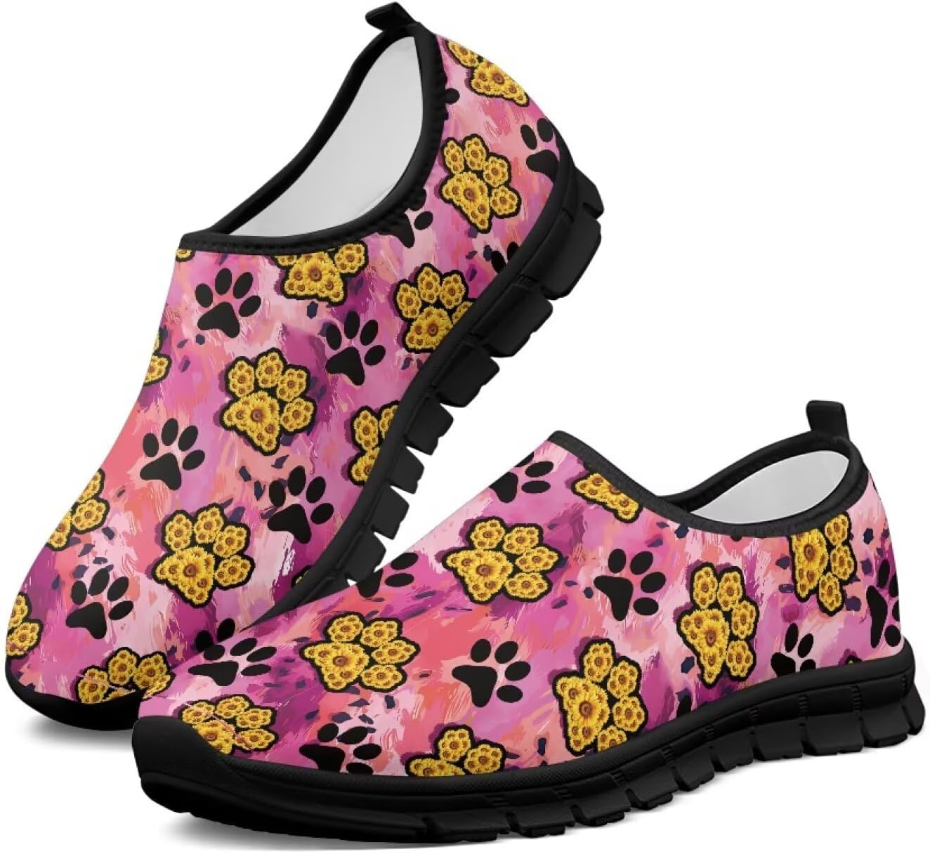 Женские спортивные кроссовки без шнурков, дышащие, для ходьбы, бега, тенниса, тренировок, с нескользящей подошвой, широкая полнота, размер 5.5-13.5 Chririnla, Cute Tie-dye Dog Paws
Женские спортивные кроссовки без шнурков, дышащие, для ходьбы, бега, тенниса, тренировок, с нескользящей подошвой, широкая полнота, размер 5.5-13.5 Chririnla, Cute Tie-dye Dog Paws