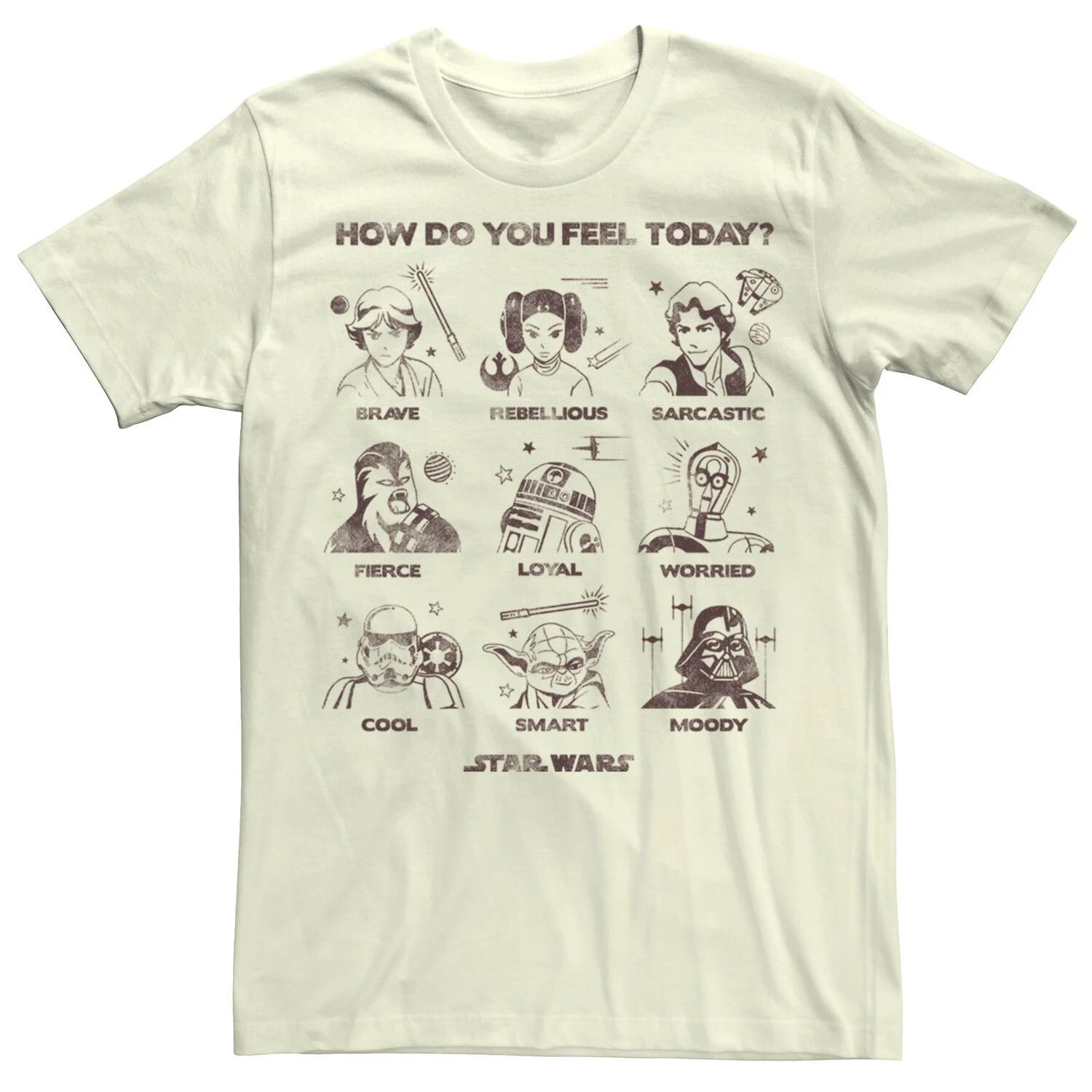 Мужская футболка с постером группы «Звездные войны» Licensed Character
Мужская футболка с постером группы «Звездные войны» Licensed Character