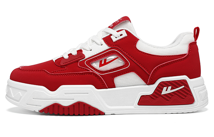 WARRIOR Пухлые кроссовки низкие скейтбордские унисекс белый красный, цвет White Red
WARRIOR Пухлые кроссовки низкие скейтбордские унисекс белый красный, цвет White Red