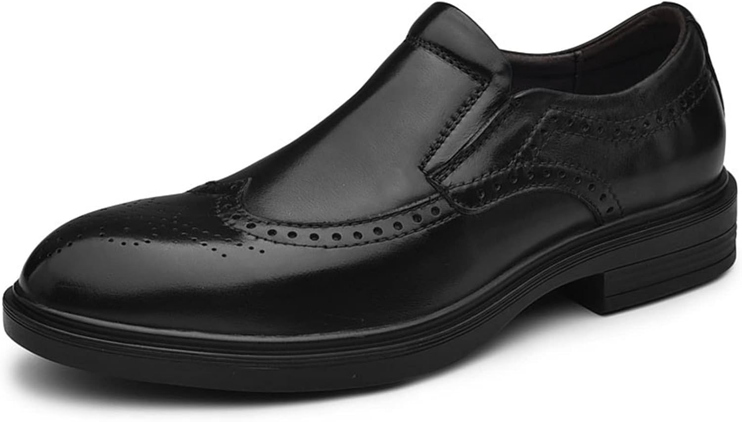 Деловые мужские туфли с шнуровкой, круглым носком, вычерненной отделкой, декоративным перфорированием по краям, кожаные, с низким каблуком, противоскользящие, устойчивая подошва Xjsdjhount, черный
Деловые мужские туфли с шнуровкой, круглым носком, вычерненной отделкой, декоративным перфорированием по краям, кожаные, с низким каблуком, противоскользящие, устойчивая подошва Xjsdjhount, черный