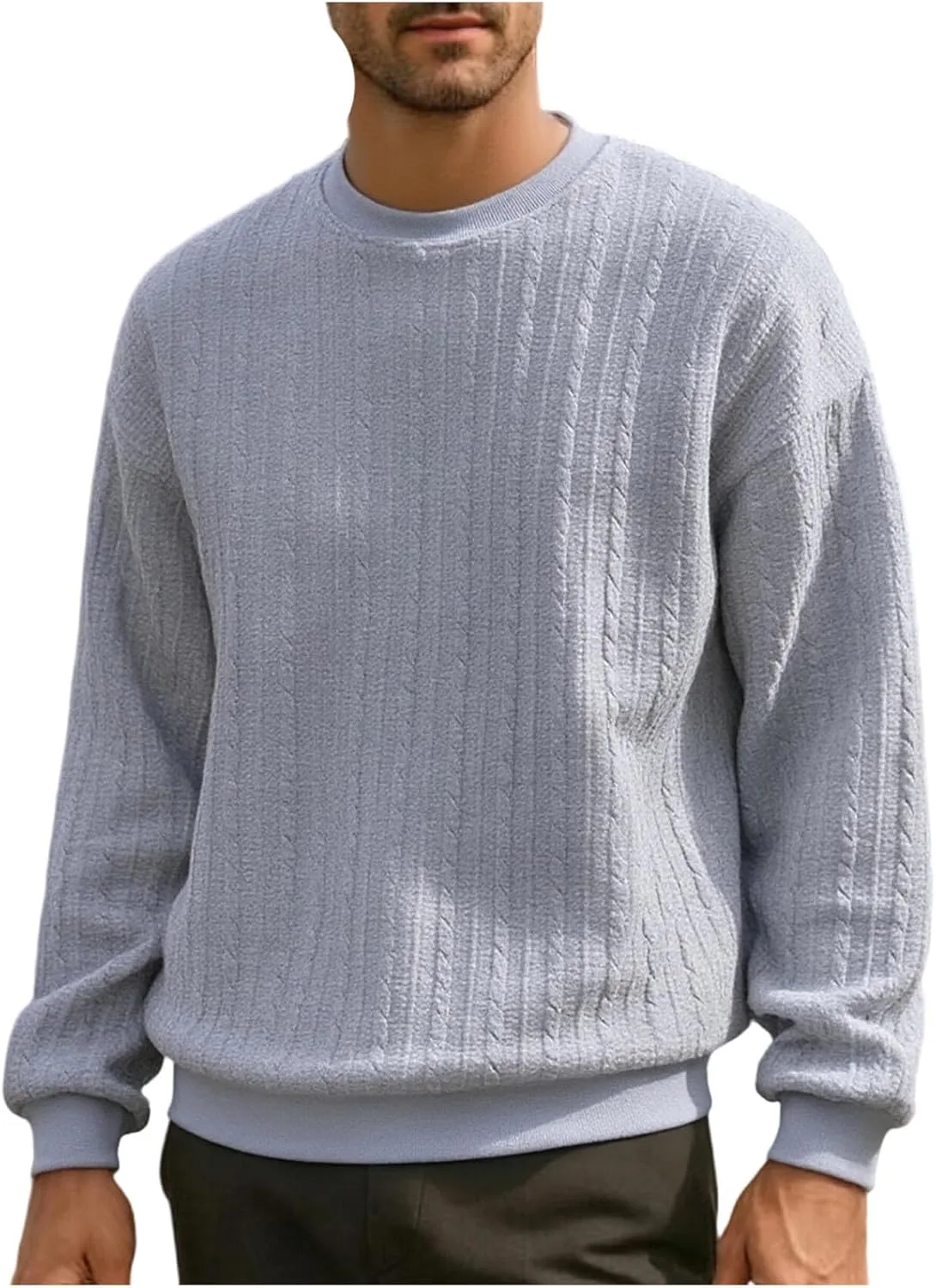 Xiaojake мужской свитер с круглым вырезом и длинными рукавами, вязаный кабелем, повседневный, приталенный Xiaojmake
Xiaojake мужской свитер с круглым вырезом и длинными рукавами, вязаный кабелем, повседневный, приталенный Xiaojmake