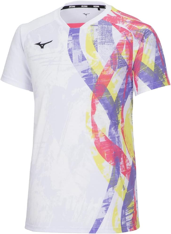 Футболка для тенниса Mizuno 62JAA041, с коротким рукавом, влагоотводящая, быстросохнущая, белый
Футболка для тенниса Mizuno 62JAA041, с коротким рукавом, влагоотводящая, быстросохнущая, белый