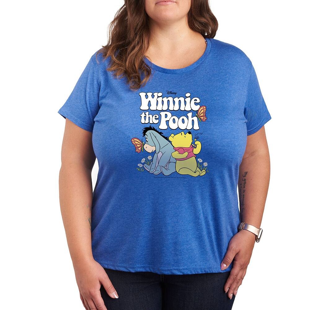 Футболка Disney's Winnie The Pooh с рисунком «Иа и Пух плюс» в стиле ретро, цвет Heather Royal Blue
Футболка Disney's Winnie The Pooh с рисунком «Иа и Пух плюс» в стиле ретро, цвет Heather Royal Blue