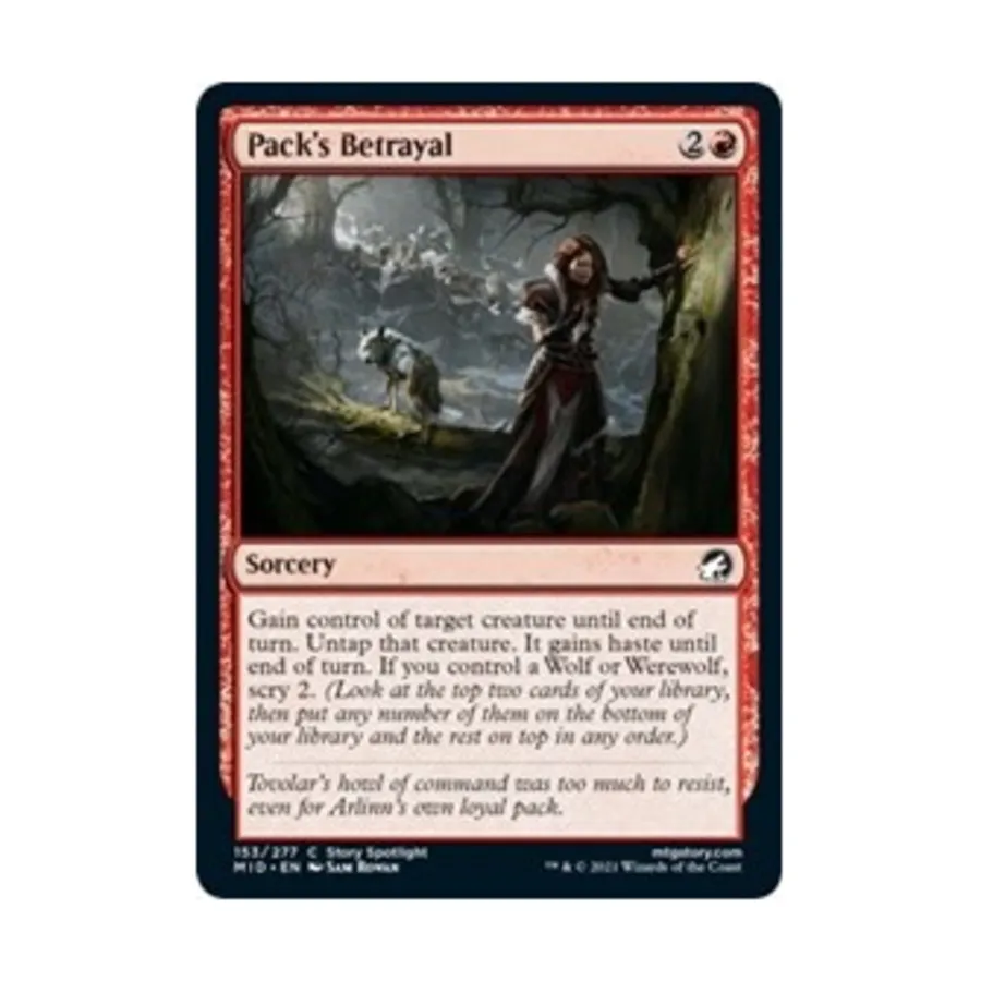 CCG Предательство стаи (клавиша C), MTG - Innistrad - Midnight Hunt
CCG Предательство стаи (клавиша C), MTG - Innistrad - Midnight Hunt