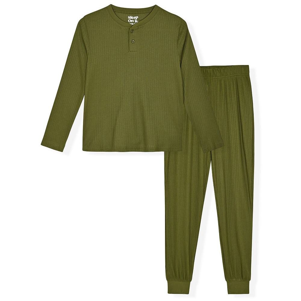 Пижамные комплекты Hacci Sleep On It для мальчиков из 2 предметов Sleep on it, цвет Green Texture
Пижамные комплекты Hacci Sleep On It для мальчиков из 2 предметов Sleep on it, цвет Green Texture