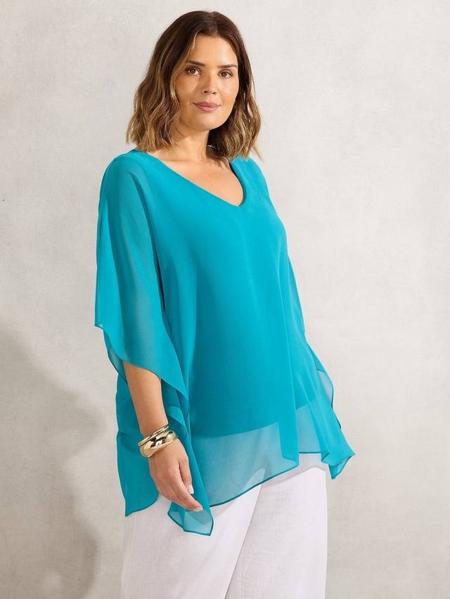 Блузка Curve Live Unlimited, Turquoise Blue
Блузка Curve Live Unlimited, Turquoise Blue