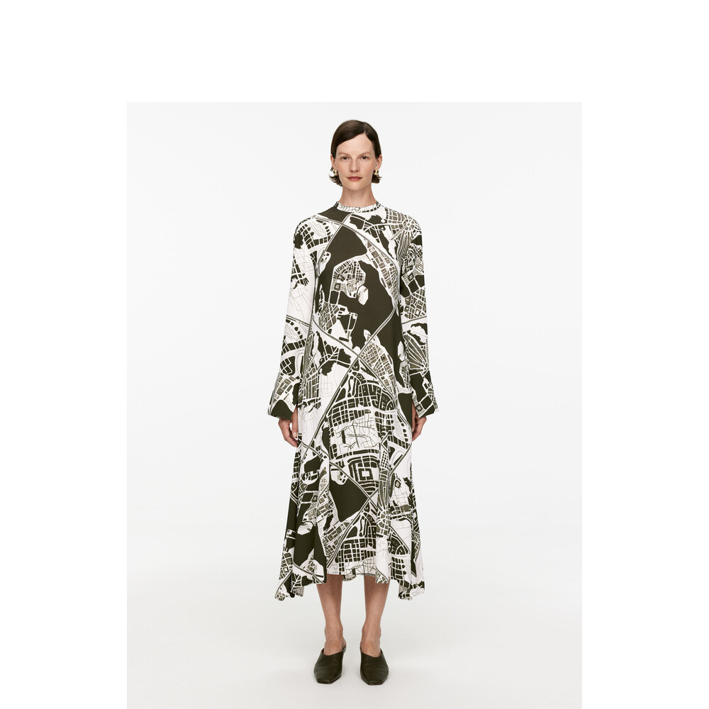 Платье Arket с принтом, кремовый / зеленый / хаки
Платье Arket с принтом, кремовый / зеленый / хаки