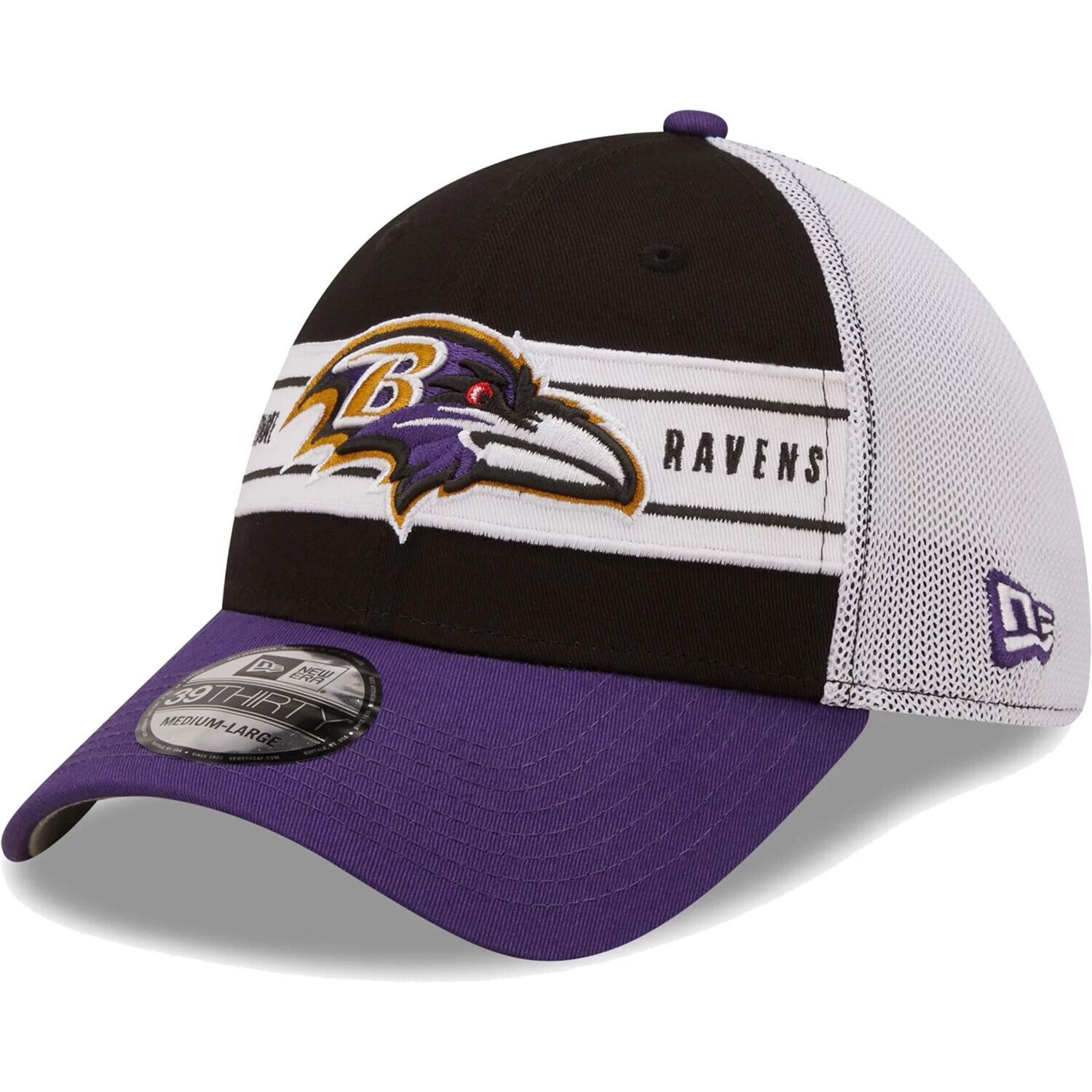 Мужская гибкая кепка New Era черно-фиолетового цвета Baltimore Ravens Team с полосой 39THIRTY
Мужская гибкая кепка New Era черно-фиолетового цвета Baltimore Ravens Team с полосой 39THIRTY