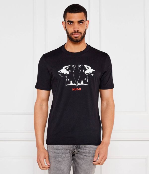 Футболка доберо Regular fit Hugo, черный
Футболка доберо Regular fit Hugo, черный
