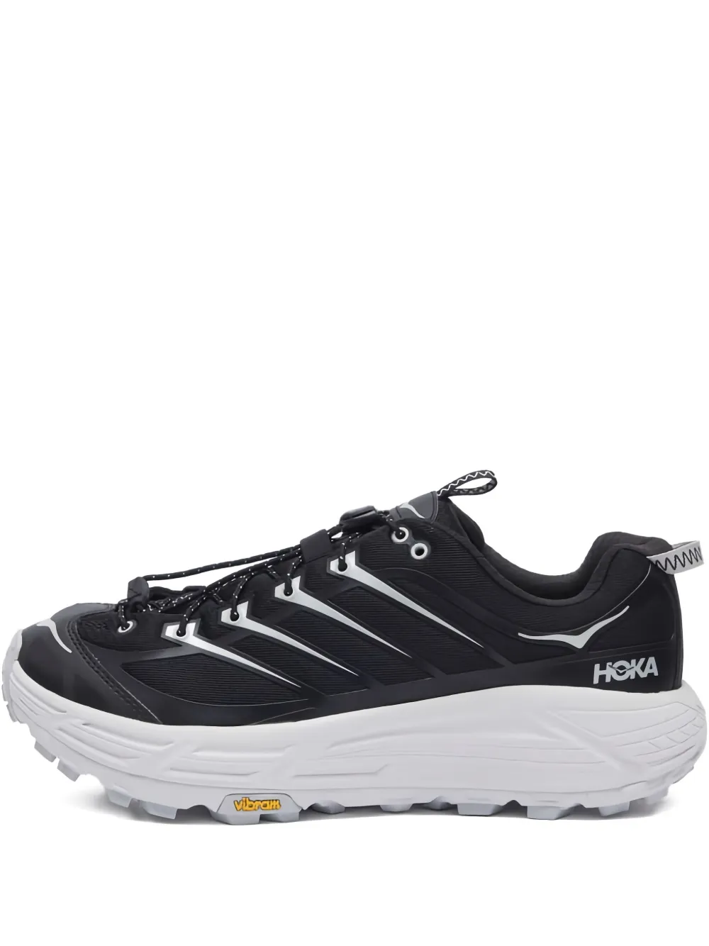 Кроссовки Mafate Three2 со вставками Hoka, черный
Кроссовки Mafate Three2 со вставками Hoka, черный