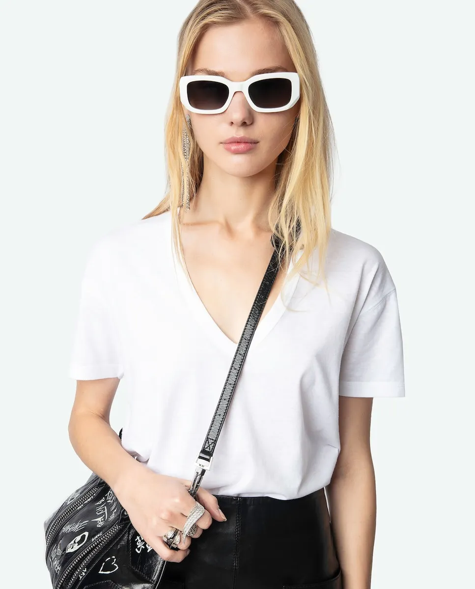 Женская футболка с коротким рукавом Marta Zadig & Voltaire, белый 
Женская футболка с коротким рукавом Marta Zadig & Voltaire, белый