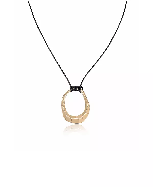 Ожерелье с кованой золотой петлей, покрытое 18-каратным золотом Ettika, black
Ожерелье с кованой золотой петлей, покрытое 18-каратным золотом Ettika, black