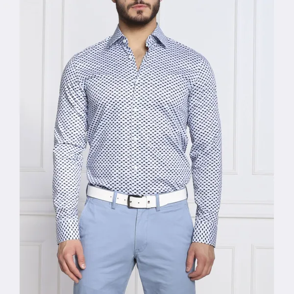 Рубашка стандартного кроя c-hal Boss, синий
Рубашка стандартного кроя c-hal Boss, синий