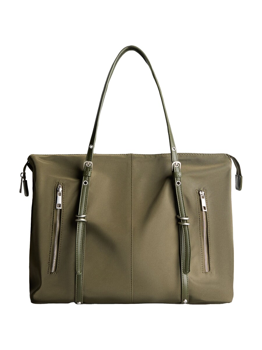 Сумка-шоппер Bershka, Olive
Сумка-шоппер Bershka, Olive