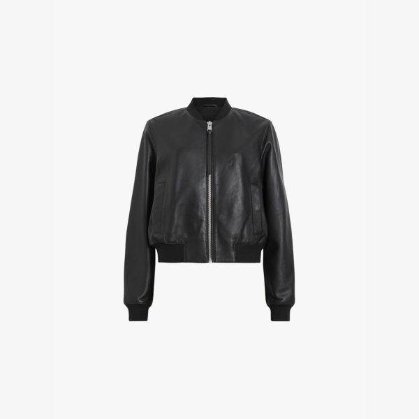 Кожаная куртка-бомбер Orten Allsaints, черный
Кожаная куртка-бомбер Orten Allsaints, черный