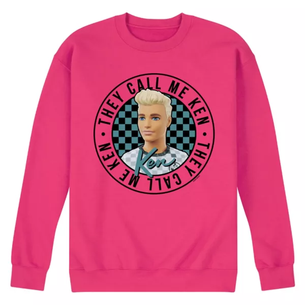 Мужская флисовая толстовка They call me Ken Barbie, розовый
Мужская флисовая толстовка They call me Ken Barbie, розовый