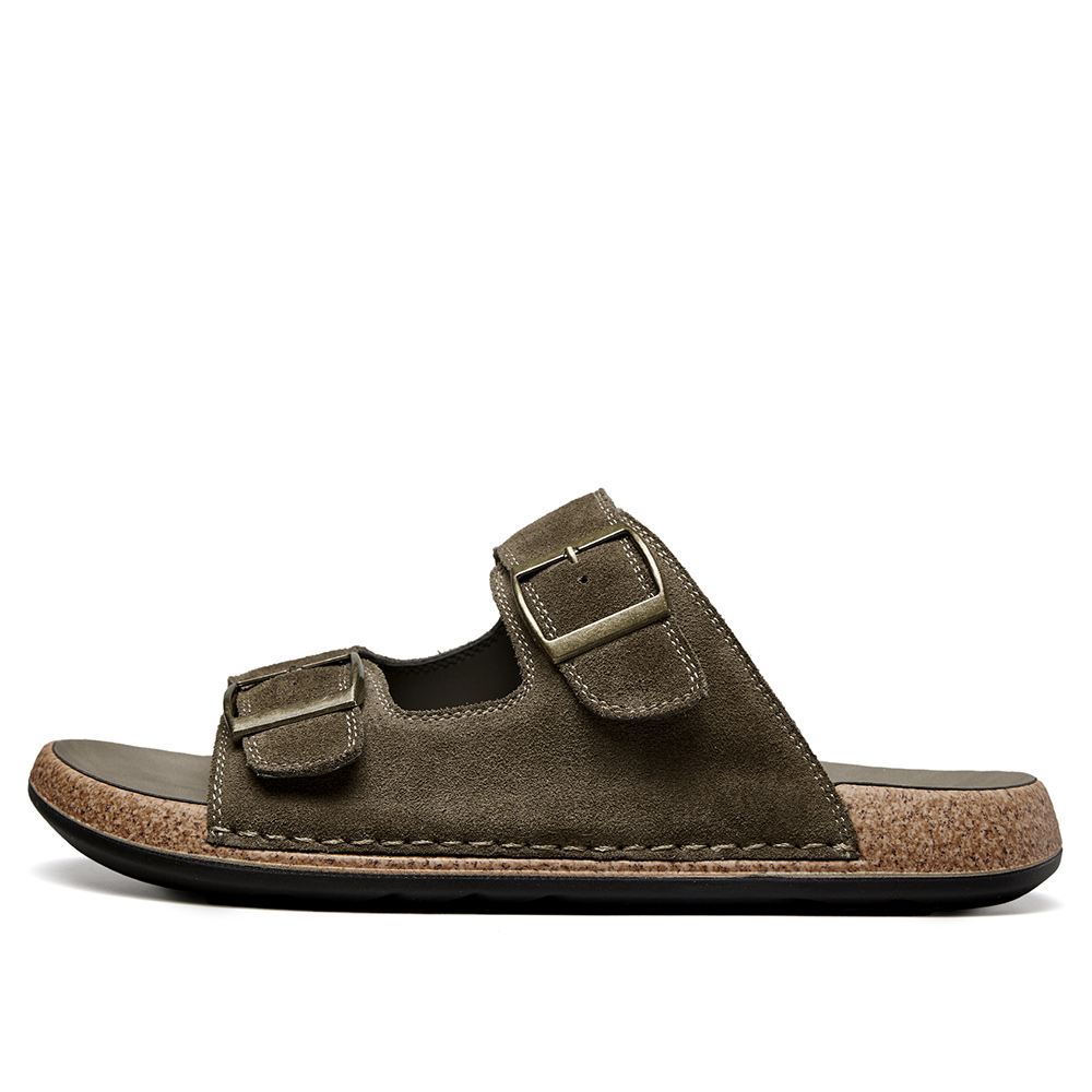 YEARCON Полиуретановые противоскользящие шлепанцы мужские хаки, цвет Khaki 
YEARCON Полиуретановые противоскользящие шлепанцы мужские хаки, цвет Khaki