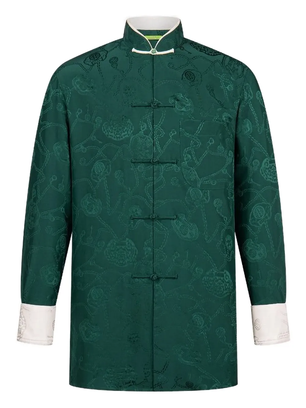 Рубашка из жаккардового шелка Shanghai Tang, зеленый
Рубашка из жаккардового шелка Shanghai Tang, зеленый