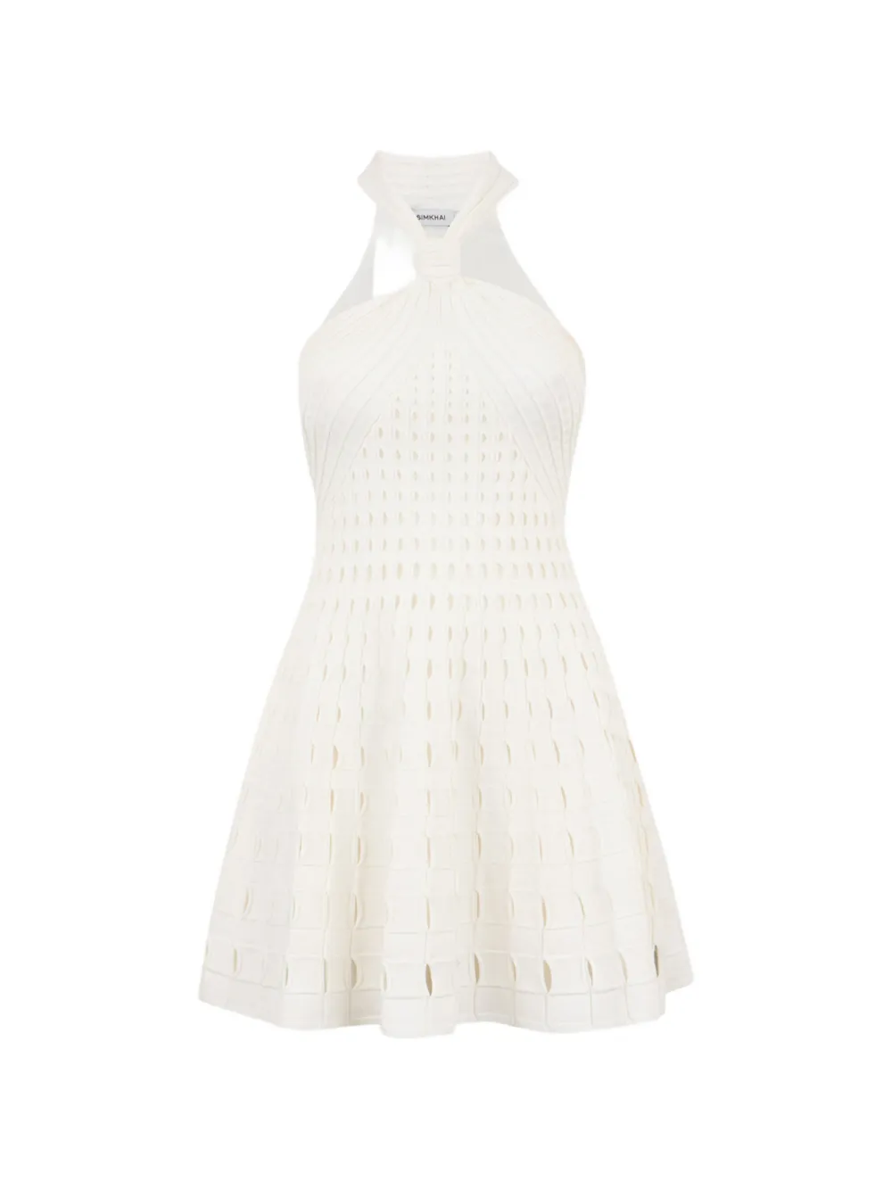 Мини-платье с ажурной вязкой Simkhai, белый
Мини-платье с ажурной вязкой Simkhai, белый