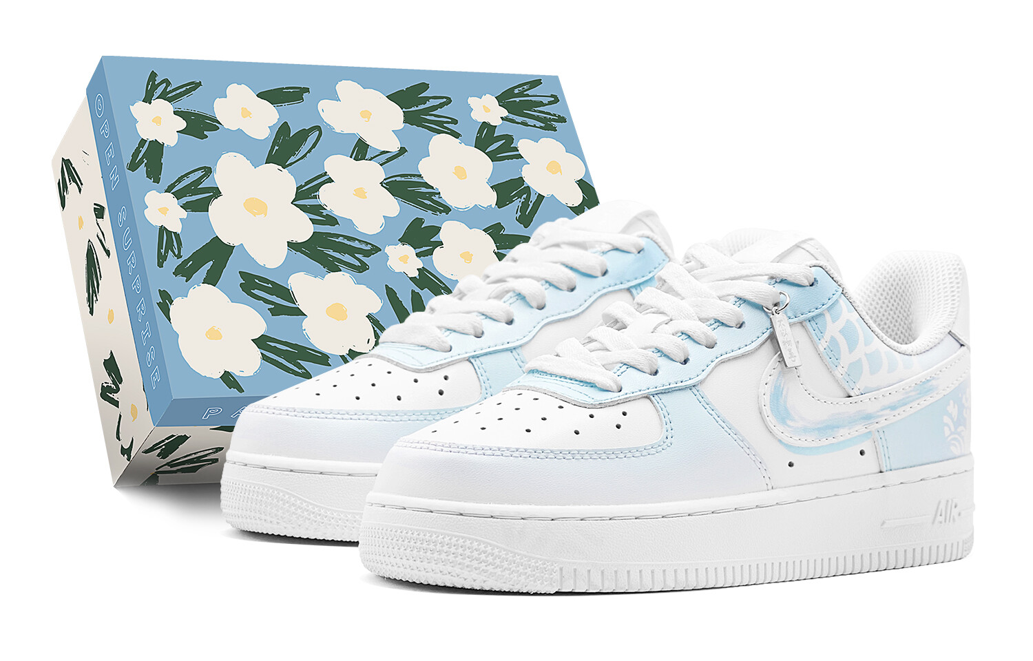Кроссовки Nike Air Force 1 Skateboarding Shoes Women's Low-top White, синий/белый
Кроссовки Nike Air Force 1 Skateboarding Shoes Women's Low-top White, синий/белый
