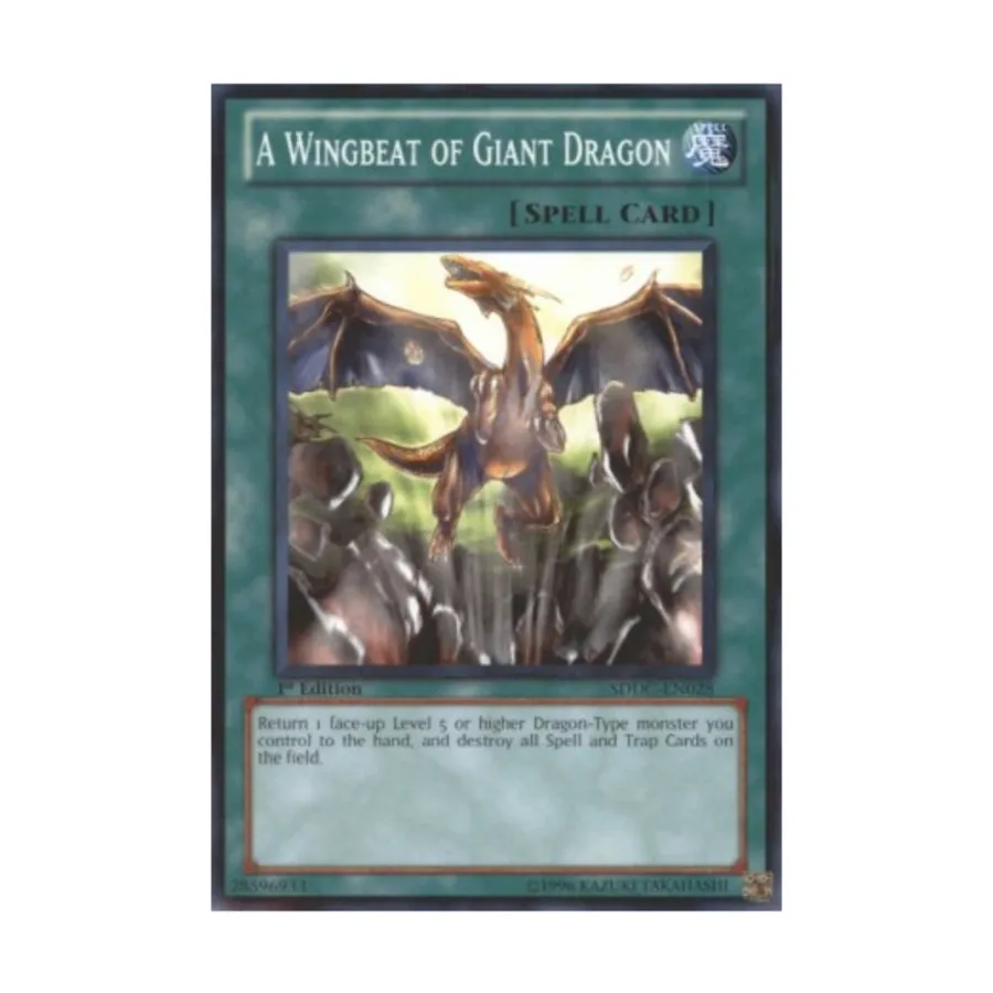 CCG Взмах крыльев гигантского дракона (Обычный), Yu-Gi-Oh - Structure Deck - Dragons Collide - Singles 
CCG Взмах крыльев гигантского дракона (Обычный), Yu-Gi-Oh - Structure Deck - Dragons Collide - Singles