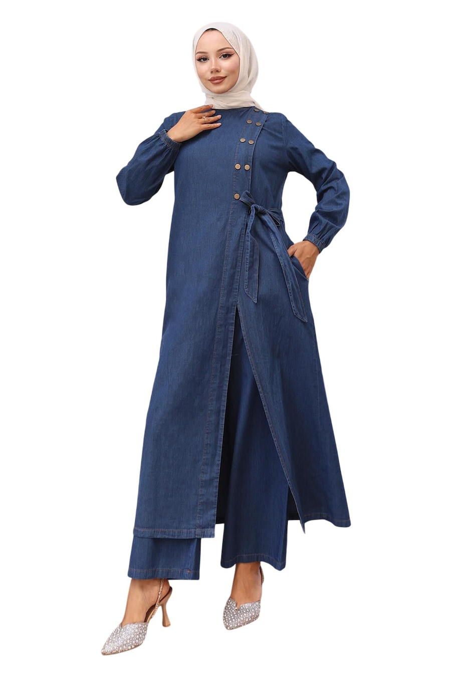 Брючный костюм MODAMIHRAM, индиго
Брючный костюм MODAMIHRAM, индиго