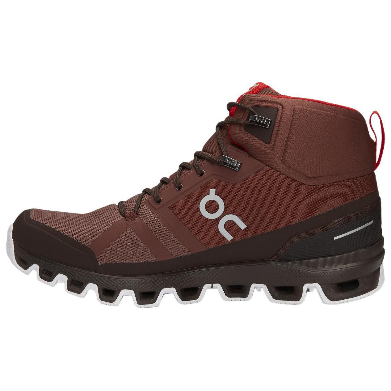 On Нескользящие износостойкие высокие походные ботинки мужские красно-коричневые
On Нескользящие износостойкие высокие походные ботинки мужские красно-коричневые