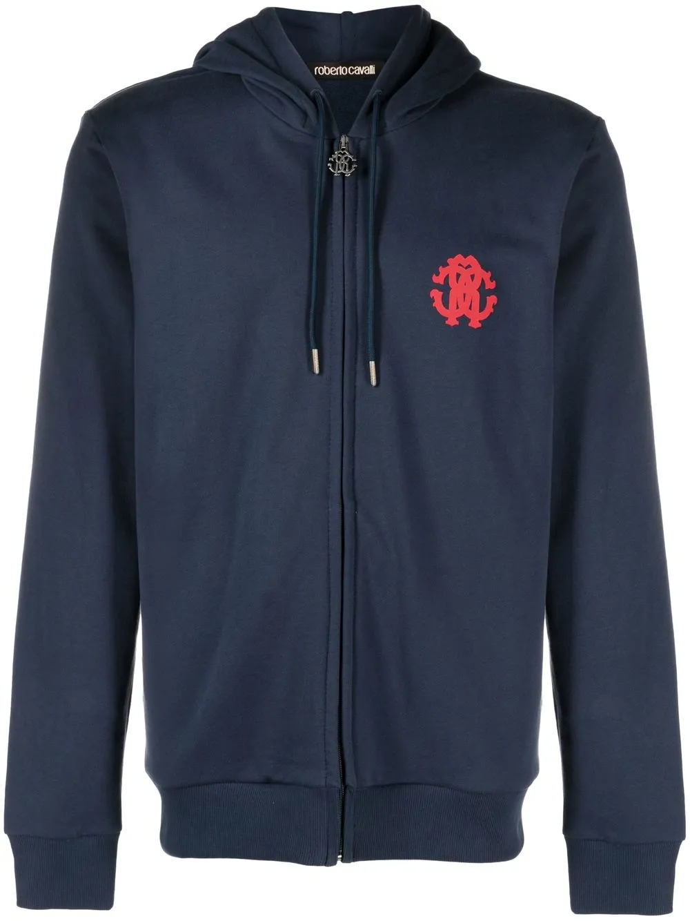 Худи на молнии с логотипом Roberto Cavalli, синий
Худи на молнии с логотипом Roberto Cavalli, синий