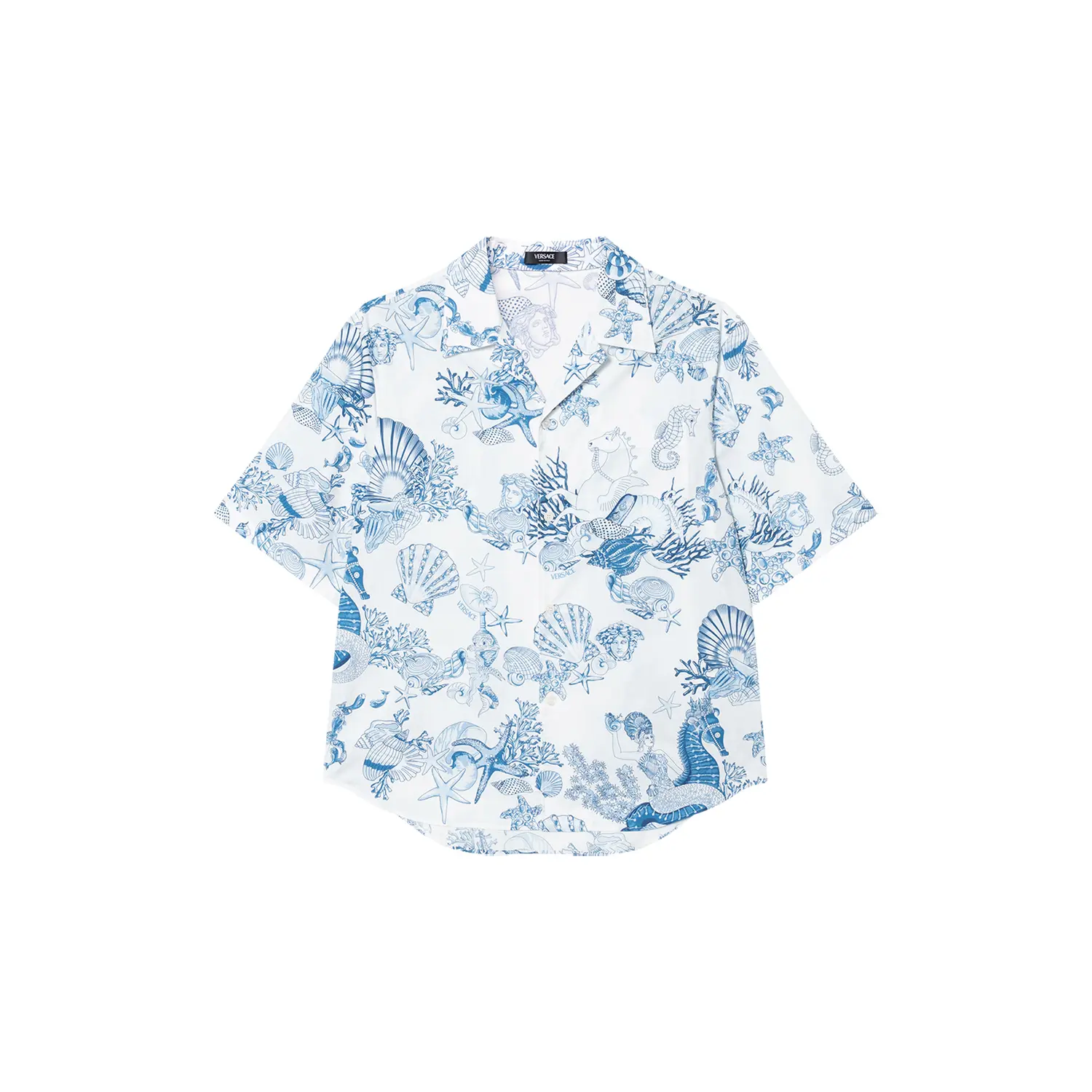 VERSACE Коралловая театральная рубашка с принтом Allover
VERSACE Коралловая театральная рубашка с принтом Allover