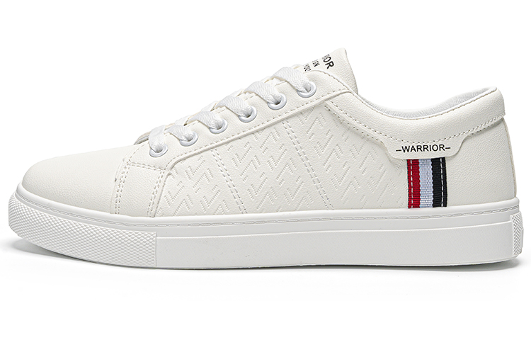 Воинские низкие скейтерские кеды Warrior мужские бело-черные
Воинские низкие скейтерские кеды Warrior мужские бело-черные