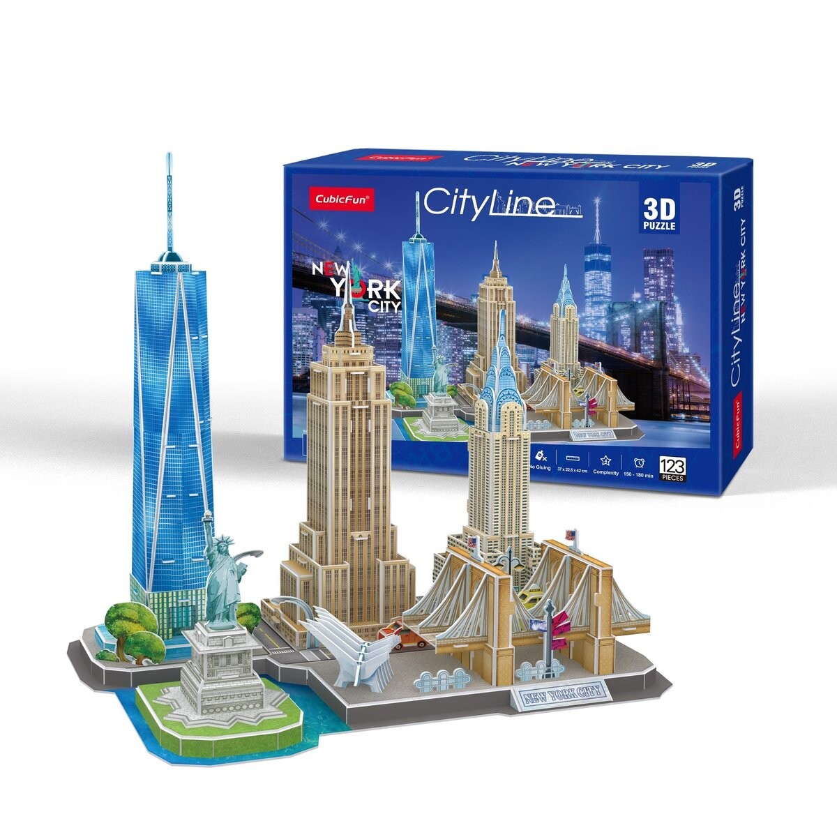 Пазл Cubic Fun, 3D City Line Нью-Йорк
Пазл Cubic Fun, 3D City Line Нью-Йорк