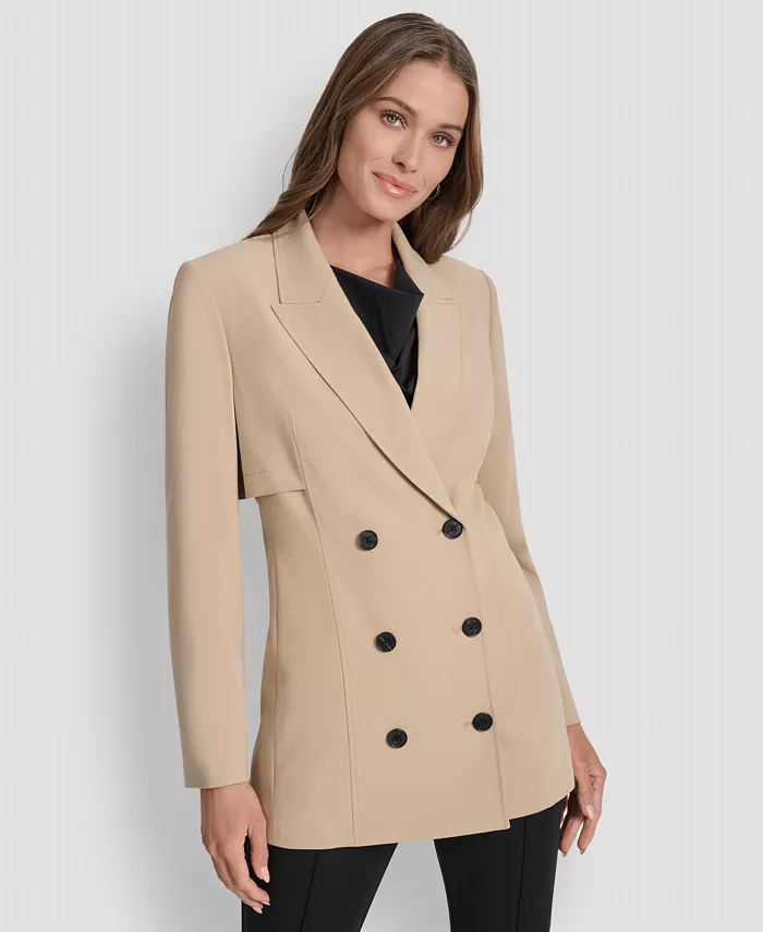 Женский двубортный тренч с заостренными лацканами DKNY, коричневый/бежевый
Женский двубортный тренч с заостренными лацканами DKNY, коричневый/бежевый