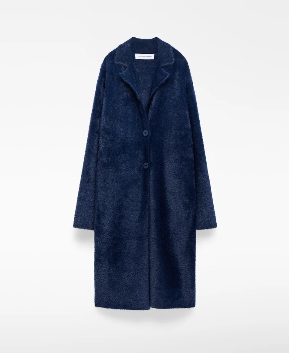 Женское длинное меховое пальто с застежкой на пуговицы Adolfo Dominguez, темно-синий
Женское длинное меховое пальто с застежкой на пуговицы Adolfo Dominguez, темно-синий