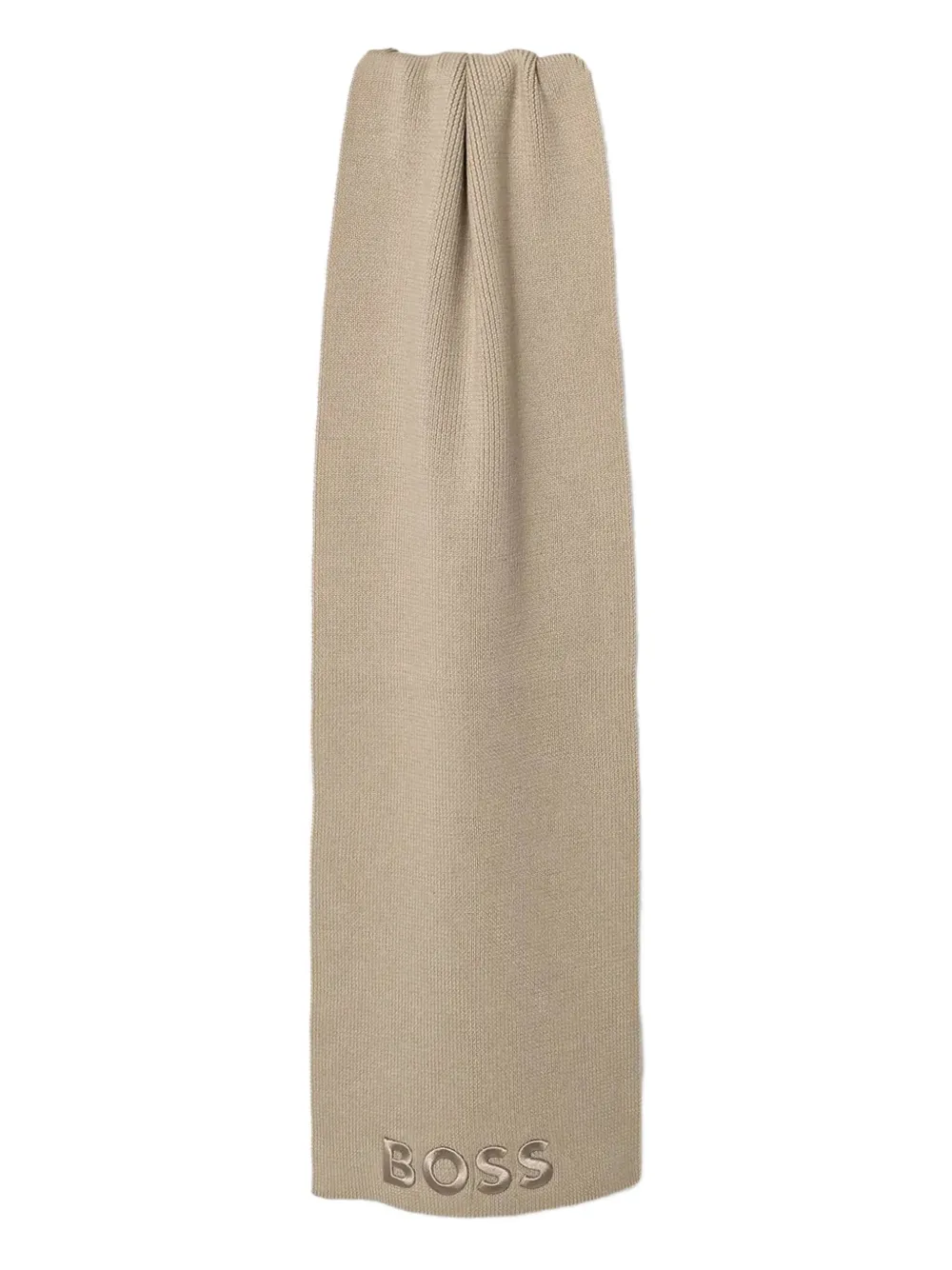 Шарф из вирджинской шерсти с вышитым логотипом Boss, нейтральный
Шарф из вирджинской шерсти с вышитым логотипом Boss, нейтральный