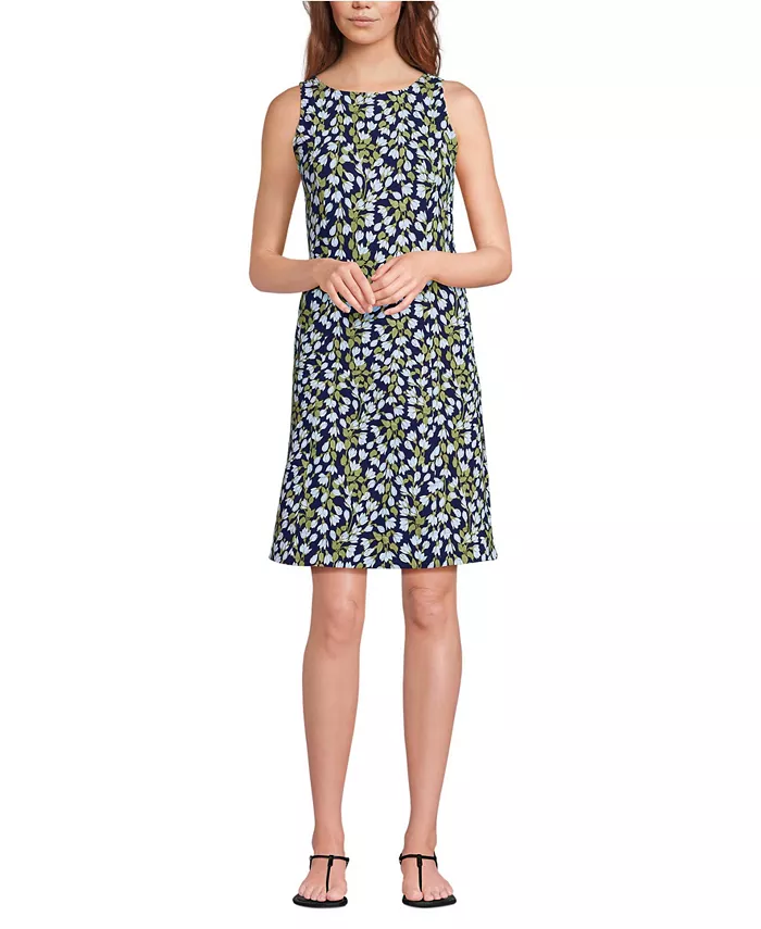 Женское платье-трапеция без рукавов с рисунком морской звезды Lands' End, синий
Женское платье-трапеция без рукавов с рисунком морской звезды Lands' End, синий