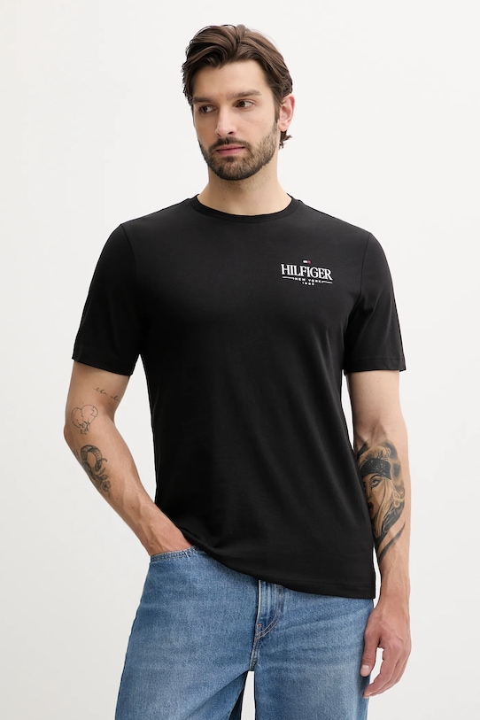 Хлопковая футболка Tommy Hilfiger, черный
Хлопковая футболка Tommy Hilfiger, черный