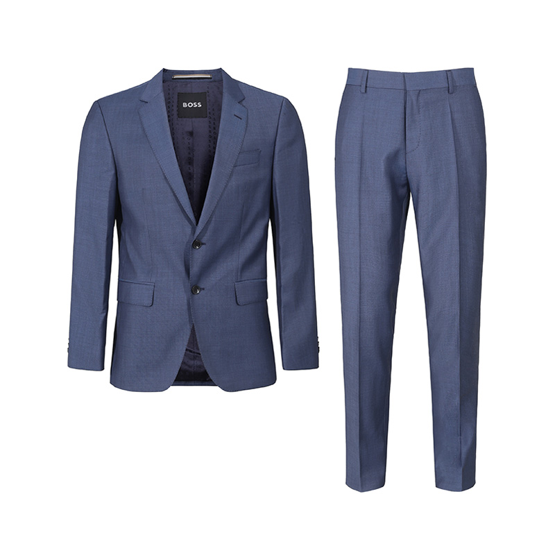 HUGO BOSS Мужской синий деловой костюм
HUGO BOSS Мужской синий деловой костюм