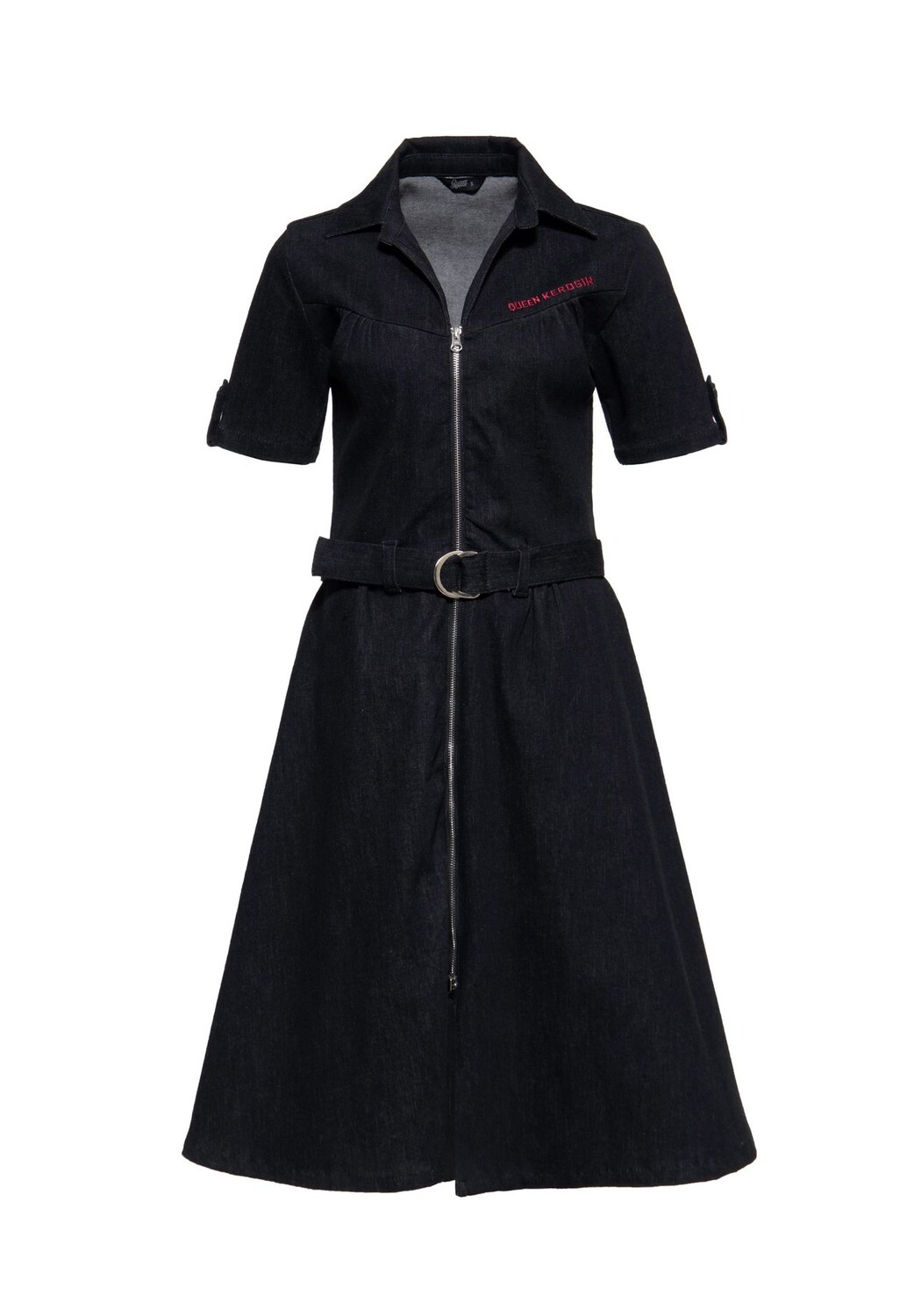 Платье А-силуэта в аутентичном стиле рокабилли 50-х годов QUEEN KEROSIN, черный
Платье А-силуэта в аутентичном стиле рокабилли 50-х годов QUEEN KEROSIN, черный