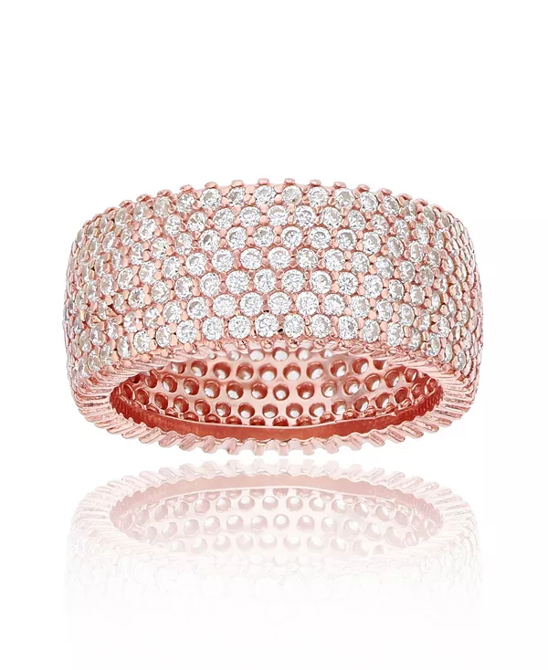 Многорядное кольцо с белыми кубическими циркониями и микропаве из стерлингового серебра 14 карат розового, 14 карат желтого, черного или родированного цвета Macy'S, rose
Многорядное кольцо с белыми кубическими циркониями и микропаве из стерлингового серебра 14 карат розового, 14 карат желтого, черного или родированного цвета Macy'S, rose