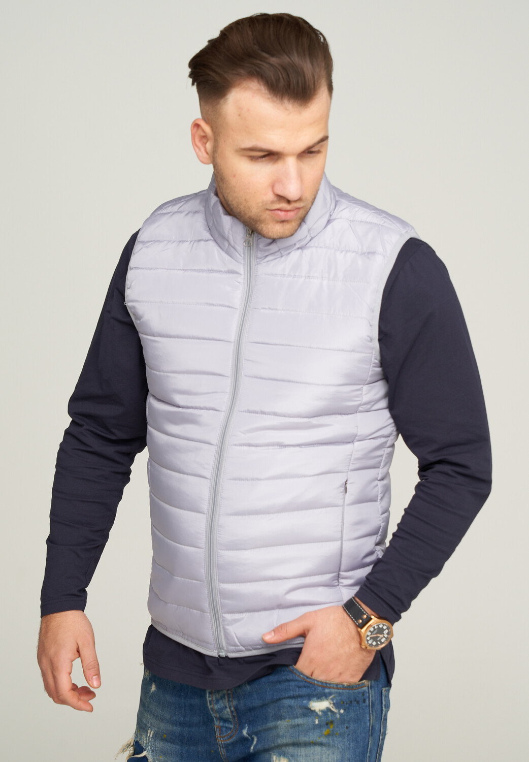 Утепленный жилет SOUL STAR Übergangsjacke MJBIBURY, серый
Утепленный жилет SOUL STAR Übergangsjacke MJBIBURY, серый