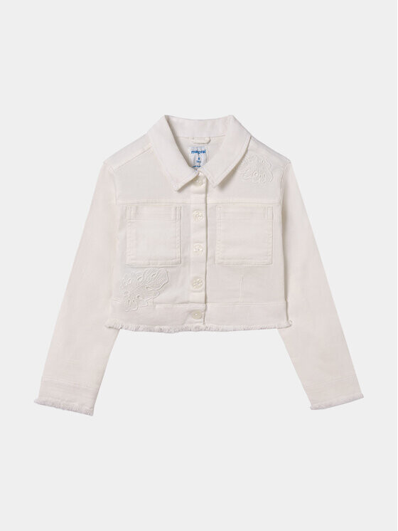 Джинсовая куртка стандартного кроя Mayoral, белый
Джинсовая куртка стандартного кроя Mayoral, белый