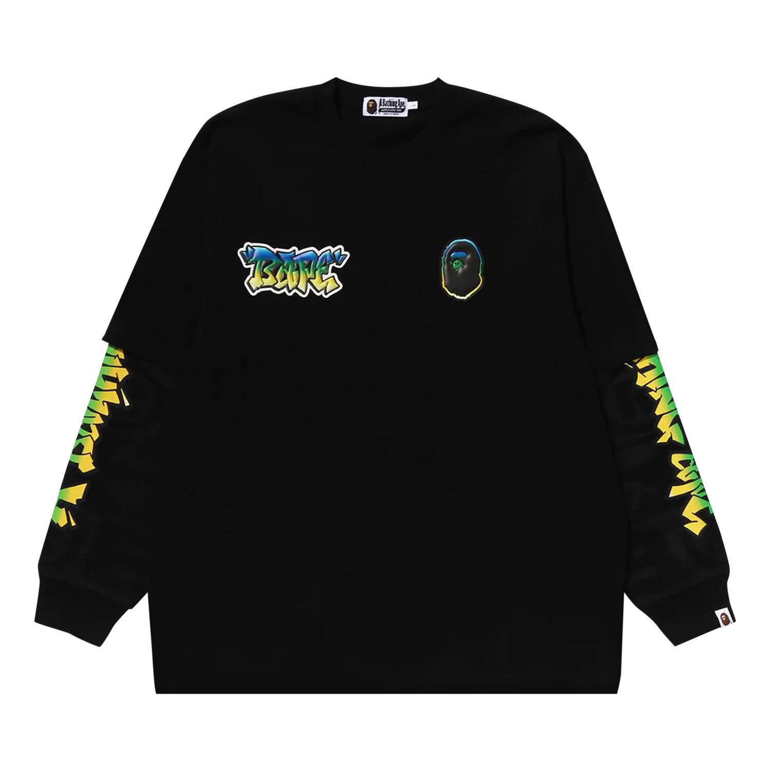 Футболка с длинными рукавами BAPE Sport, черная
Футболка с длинными рукавами BAPE Sport, черная