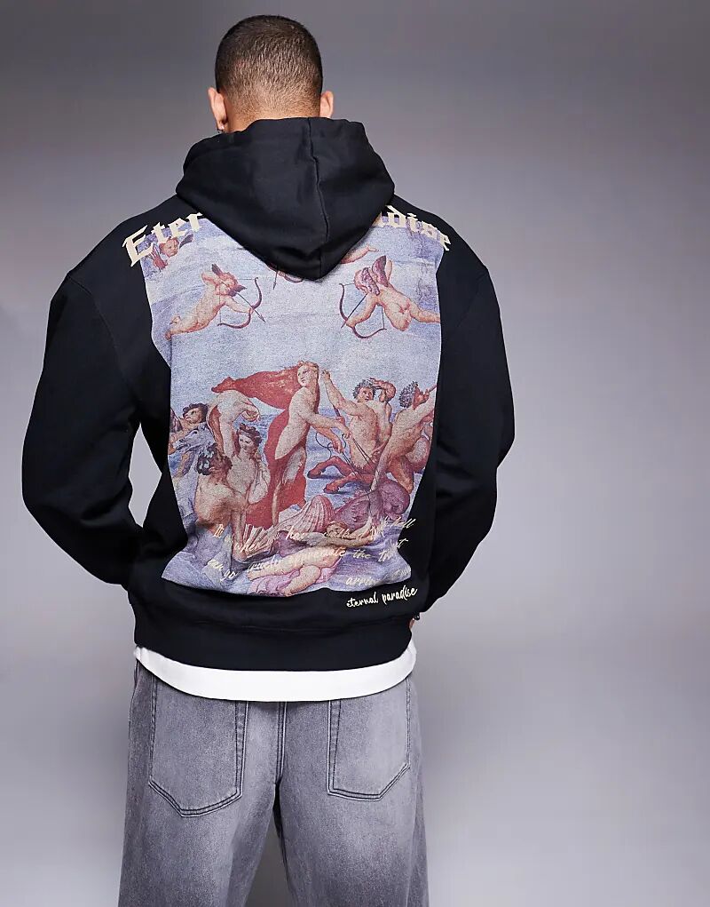 Толстовка оверсайз с принтом «вечный рай» на спине черного цвета Liquor N Poker
Толстовка оверсайз с принтом «вечный рай» на спине черного цвета Liquor N Poker