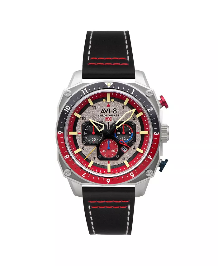 Мужские часы Hawker Hunter Atlas Dual-Time Chronograph с черным кожаным ремешком, 43 мм AVI-8, Черный, Мужские часы Hawker Hunter Atlas Dual-Time Chronograph с черным кожаным ремешком, 43 мм AVI-8
Мужские часы Hawker Hunter Atlas Dual-Time Chronograph с черным кожаным ремешком, 43 мм AVI-8, Черный, Мужские часы Hawker Hunter Atlas Dual-Time Chronograph с черным кожаным ремешком, 43 мм AVI-8