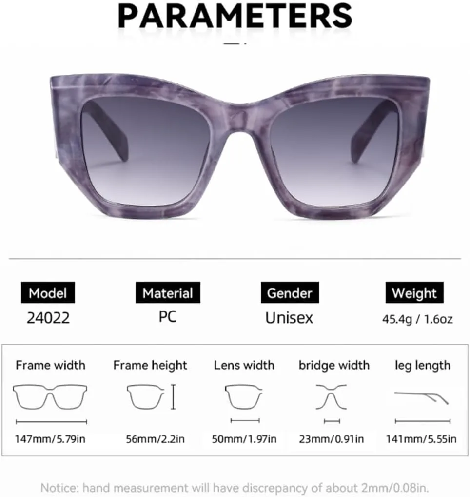 Ретро-модные солнцезащитные очки большого размера для женщин и мужчин, классические, с защитой от УФ-излучения UV400, для активного отдыха VFDHN, Beige Brown
Ретро-модные солнцезащитные очки большого размера для женщин и мужчин, классические, с защитой от УФ-излучения UV400, для активного отдыха VFDHN, Beige Brown