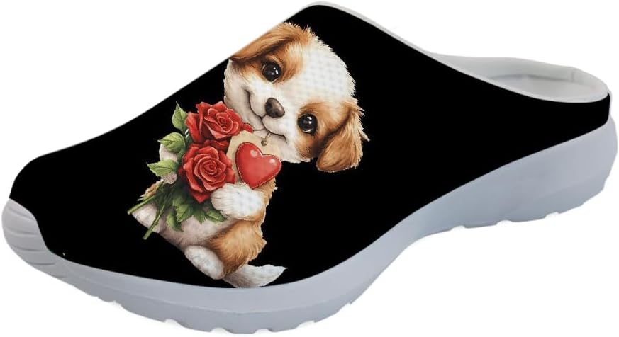 Forchrinse Южноиндийские африканские слипоны-ходунки для мужчин и женщин, садовые сабо, медицинская обувь, дышащие, Cute Puppy
Forchrinse Южноиндийские африканские слипоны-ходунки для мужчин и женщин, садовые сабо, медицинская обувь, дышащие, Cute Puppy