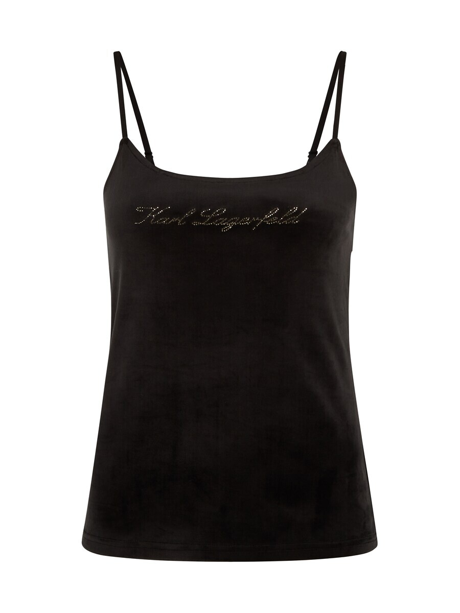 Топ на тонких бретельках Karl Lagerfeld Top, черный
Топ на тонких бретельках Karl Lagerfeld Top, черный