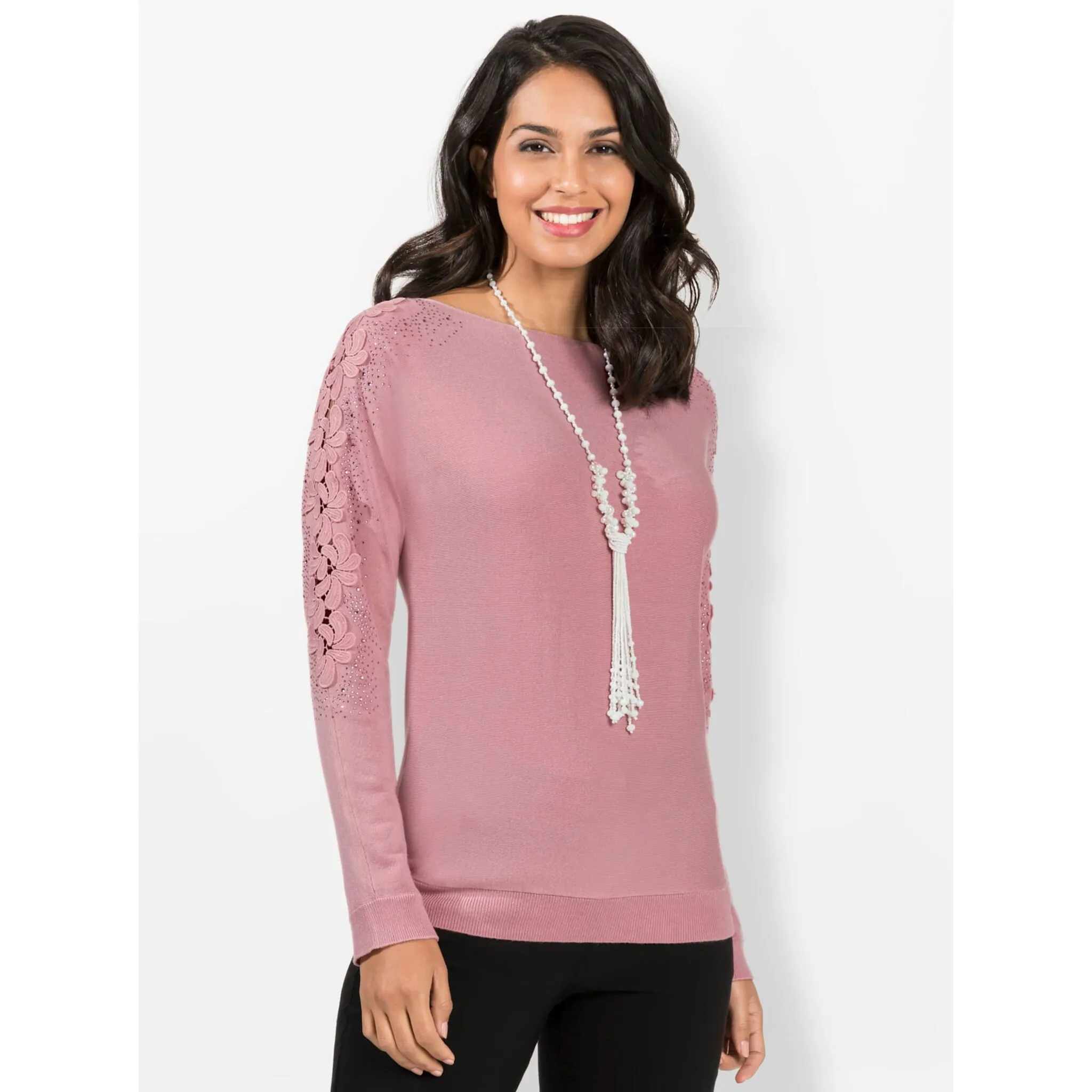 Lady свитер "летучая мышь" "Свитер", цвет Hortensie 
Lady свитер "летучая мышь" "Свитер", цвет Hortensie