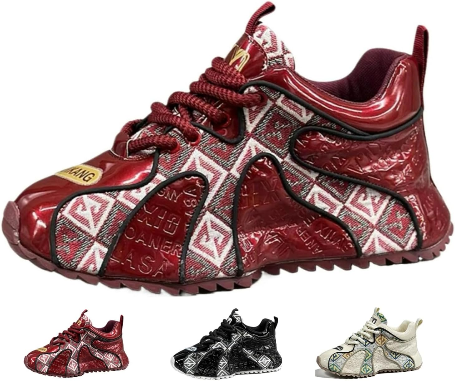 MACEFIL Модные кроссовки на платформе для мужчин и женщин с ретро-вышивкой, удобные для ходьбы, повседневные кроссовки, красный
MACEFIL Модные кроссовки на платформе для мужчин и женщин с ретро-вышивкой, удобные для ходьбы, повседневные кроссовки, красный