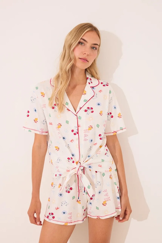 Хлопковая пижама Women'Secret, белый
Хлопковая пижама Women'Secret, белый